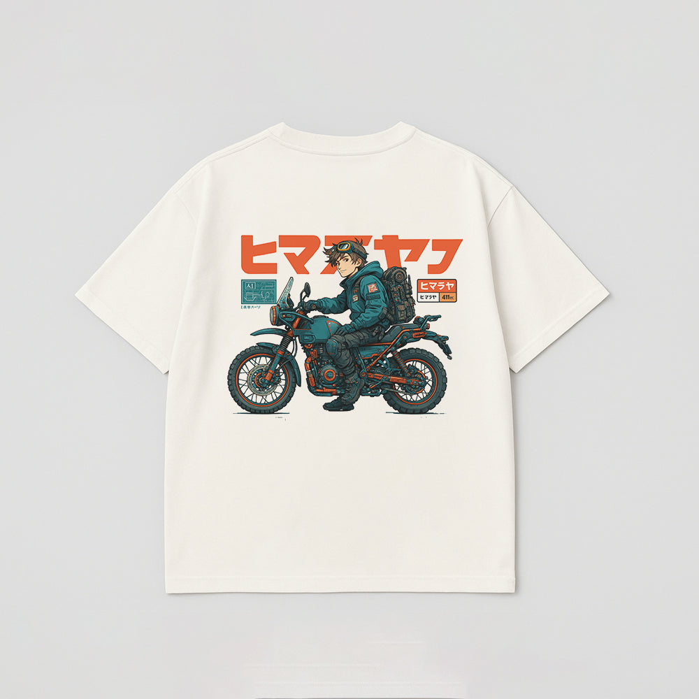 Himalayan Rider Tee – Oversized Fit - T-Shirt