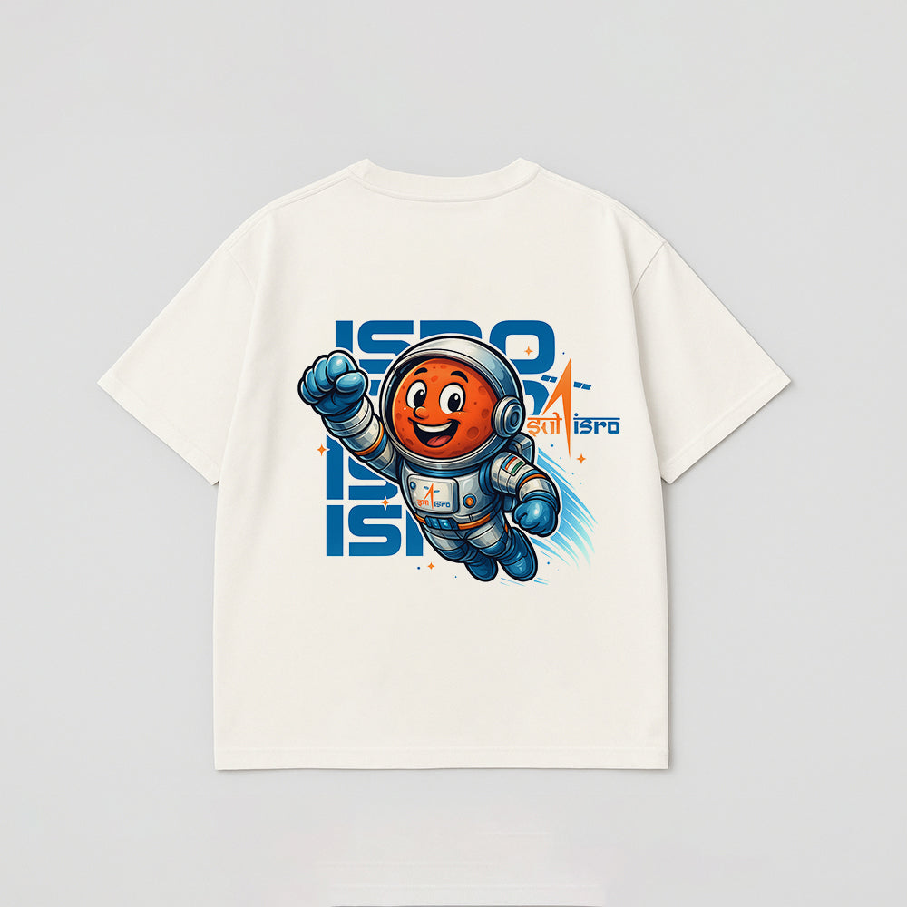 ISRO Space Buddy Tee – Oversized Fit - T-shirt