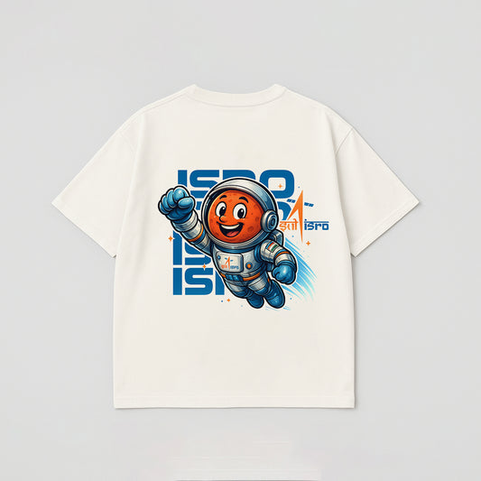 ISRO Space Buddy Tee – Oversized Fit - T-shirt