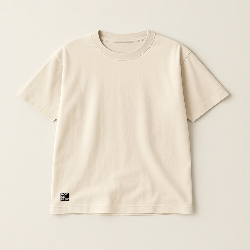 DEAD INSIDE BUT... ALIVE FOR CHAI β OVERSIZED TEE (BEIGE | 180 GSM)