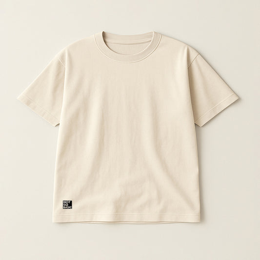 DEAD INSIDE BUT... ALIVE FOR CHAI – OVERSIZED TEE (BEIGE | 180 GSM)