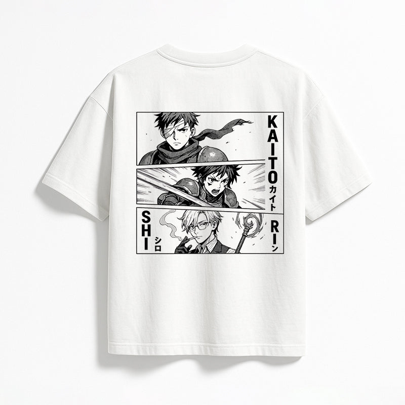Rewrite Destiny" Anime Graphic Tee – White Edition